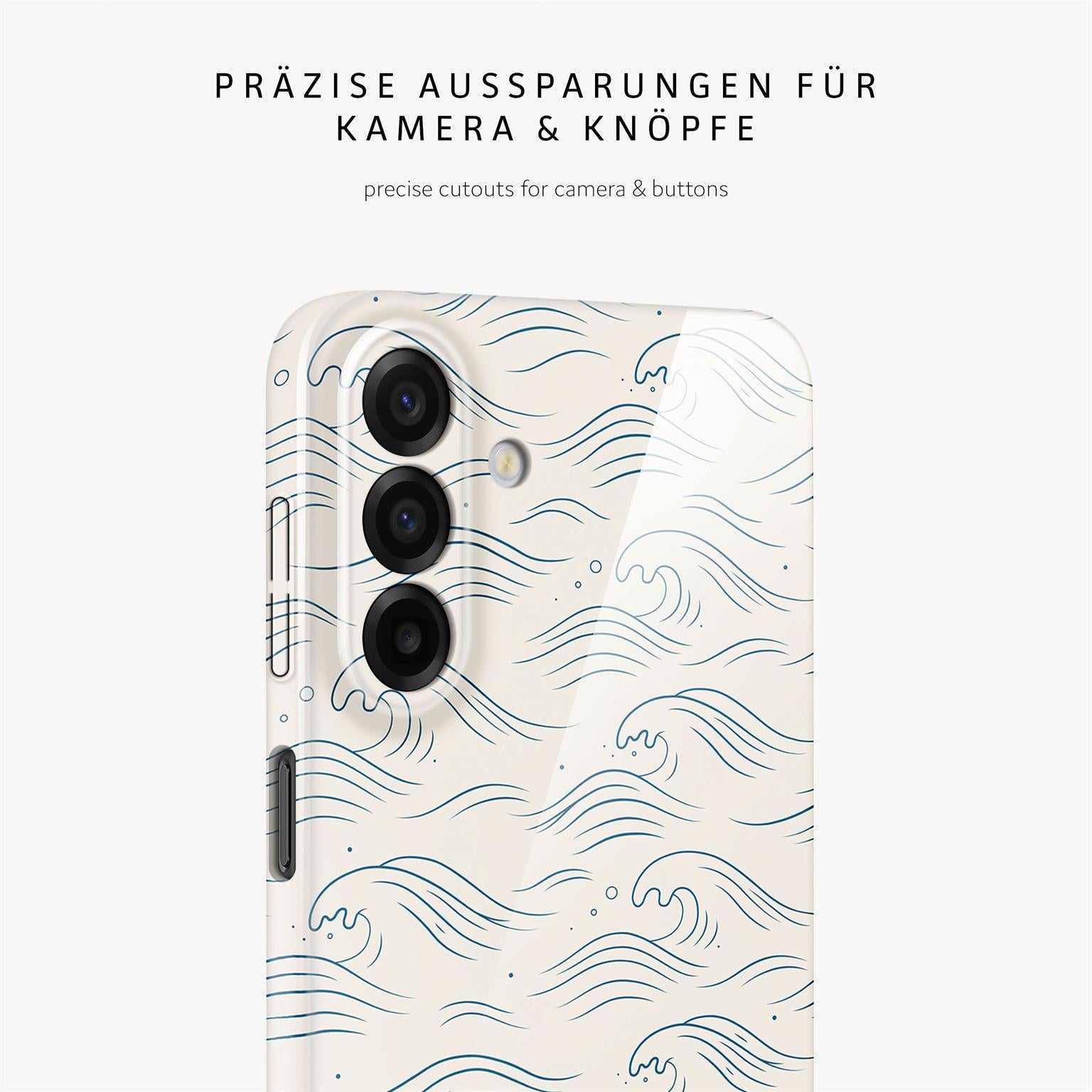 Splash Case für Samsung Galaxy A17 (4G) in der Farbe Tidal Notes (Weiß)