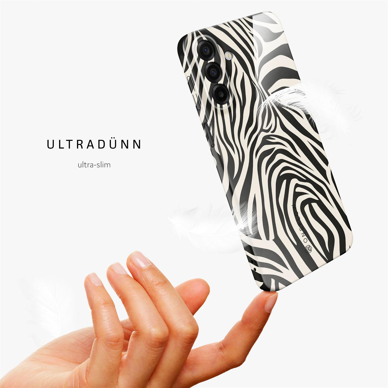 Wild Cover für Samsung Galaxy A17 (4G) in der Farbe Electric Zebra (Mehrfarbig)