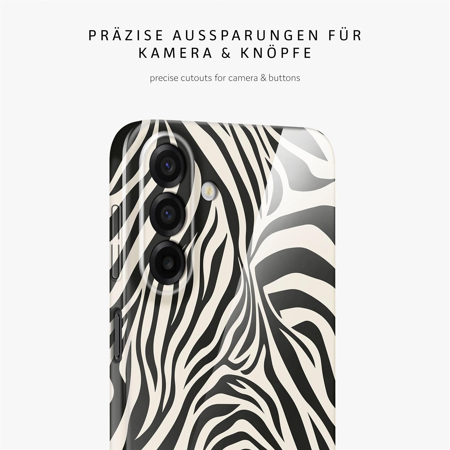 Wild Cover für Samsung Galaxy A17 (4G) in der Farbe Electric Zebra (Mehrfarbig)