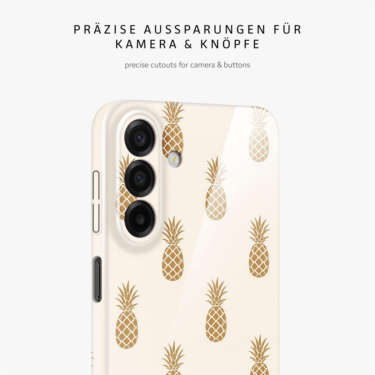 Splash Case für Samsung Galaxy A17 5G in der Farbe Cabana Gold (Weiß)