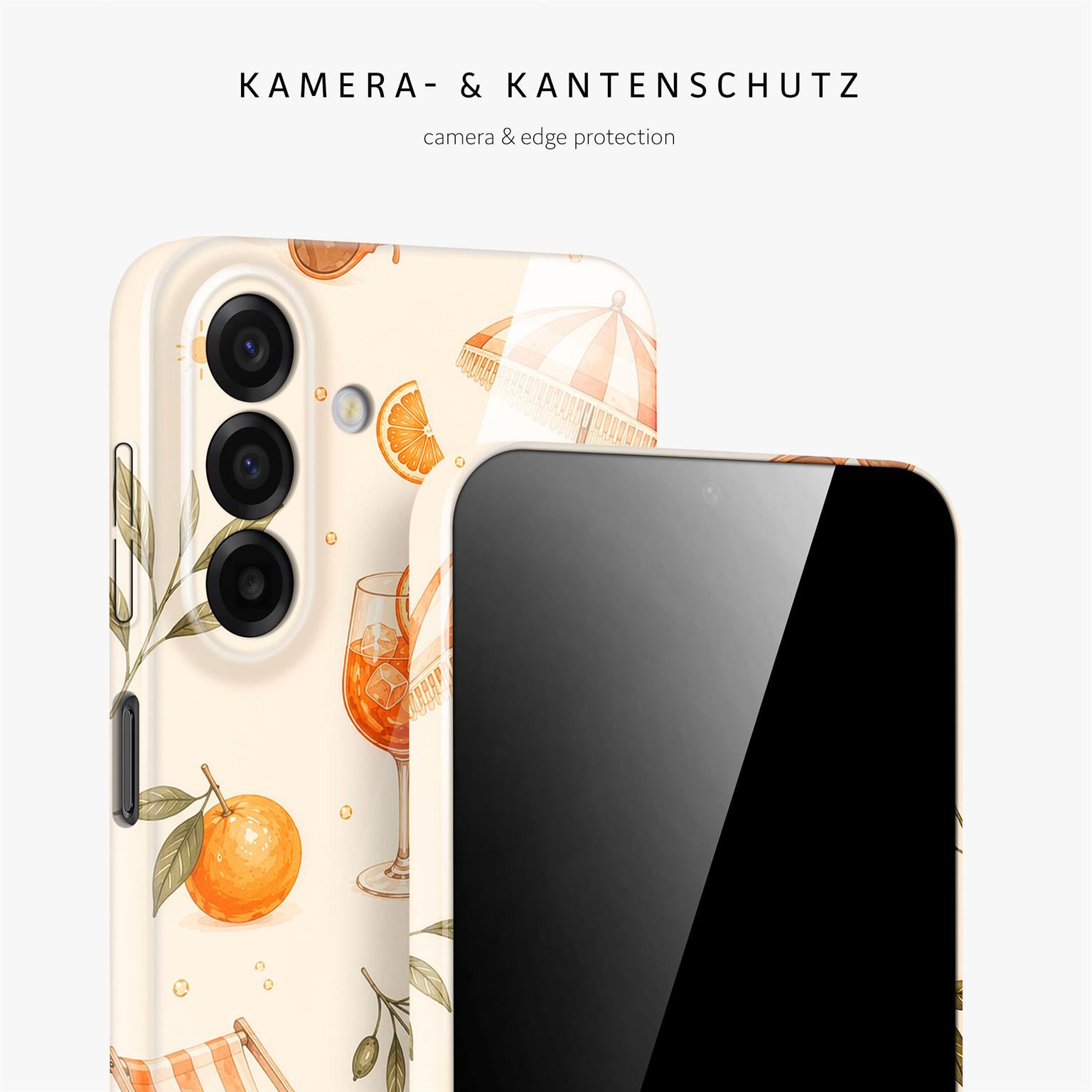 Splash Case für Samsung Galaxy A17 5G in der Farbe Spritz Society (Braun / Beige)