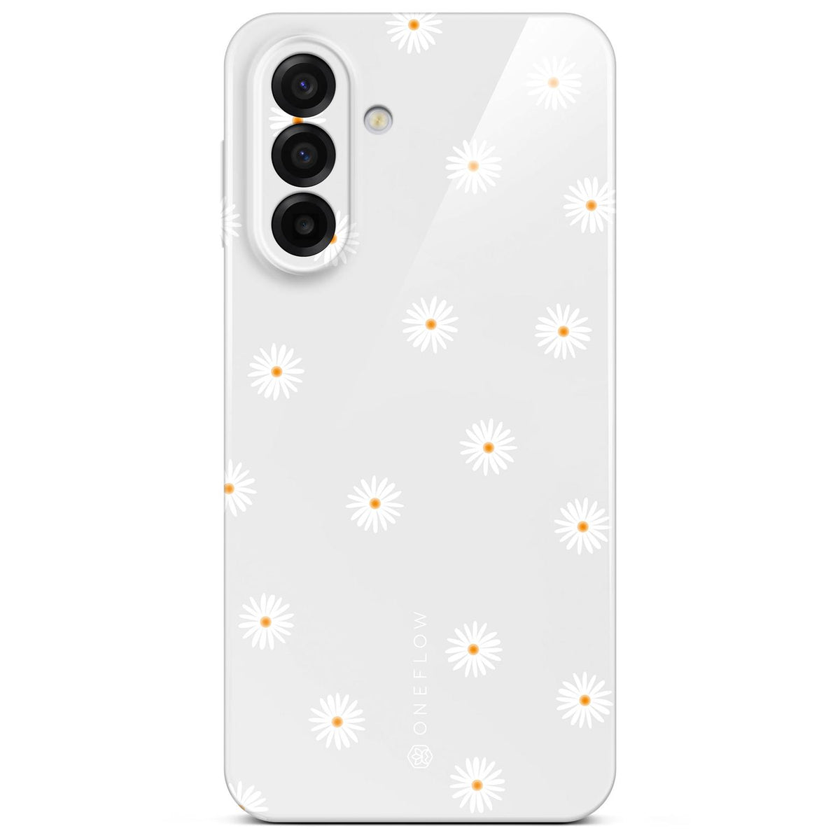 Splash Case für Samsung Galaxy A17 5G in der Farbe Daisy Delight (Grau)