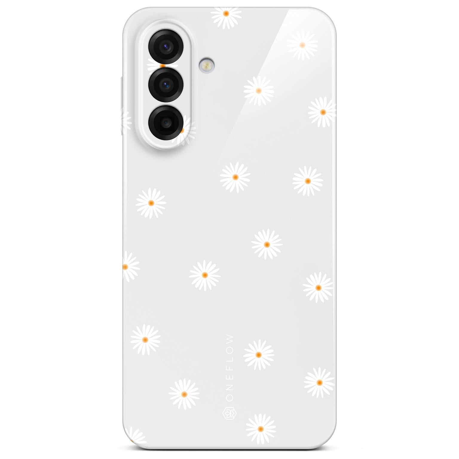 Splash Case für Samsung Galaxy A17 5G in der Farbe Daisy Delight (Grau)