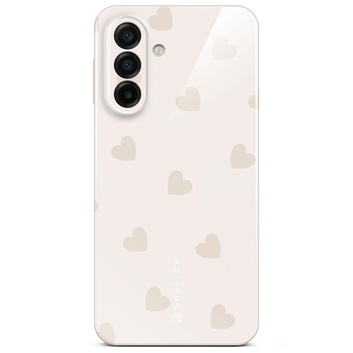 Splash Case für Samsung Galaxy A17 5G in der Farbe Latte Love (Braun / Beige)