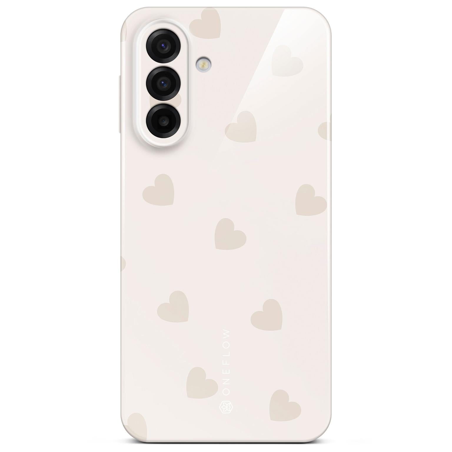 Splash Case für Samsung Galaxy A17 5G in der Farbe Latte Love (Braun / Beige)