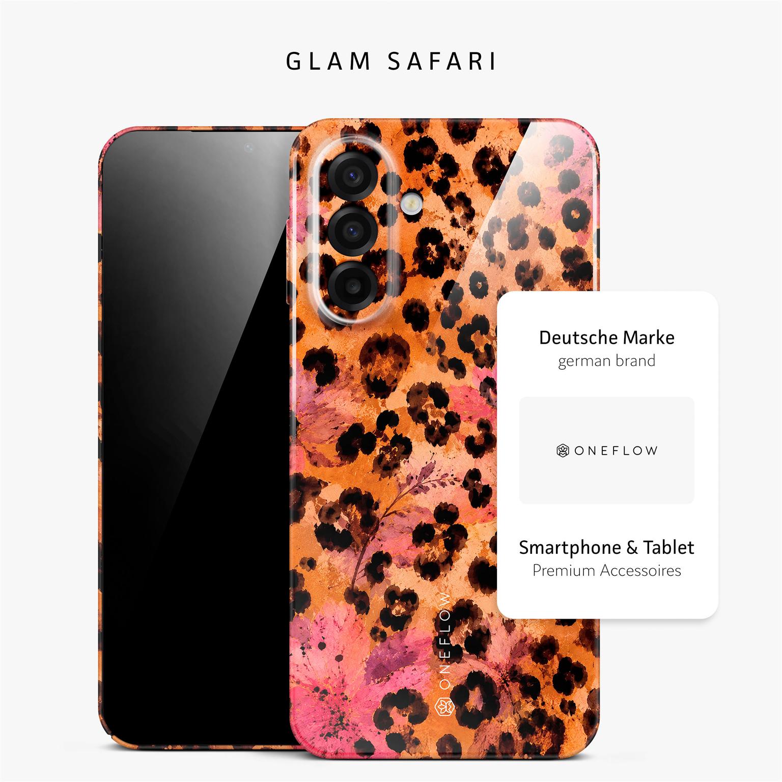 Splash Case für Samsung Galaxy A17 5G in der Farbe Glam Safari (Orange)