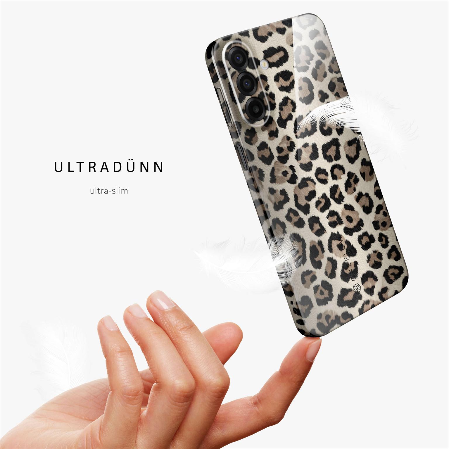 Wild Cover für Samsung Galaxy A17 5G in der Farbe Golden Leopard (Gold)