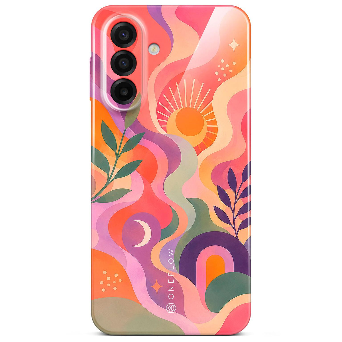 Splash Case für Samsung Galaxy A17 5G in der Farbe Peach Eclipse (Mehrfarbig (bunt))