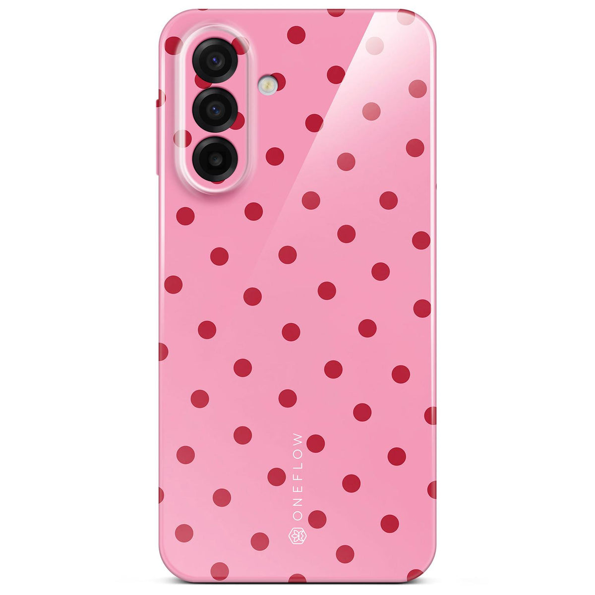 Splash Case für Samsung Galaxy A17 5G in der Farbe Berry Dots (Rosa / Pink)