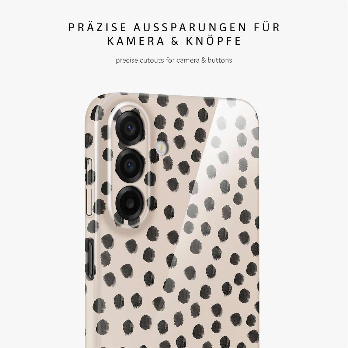 Splash Case für Samsung Galaxy A17 5G in der Farbe Cookies & Cream (Braun / Beige)