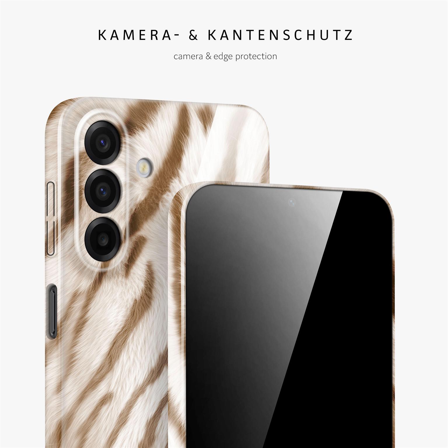 Wild Cover für Samsung Galaxy A17 5G in der Farbe Caramel Tiger (Braun / Beige)