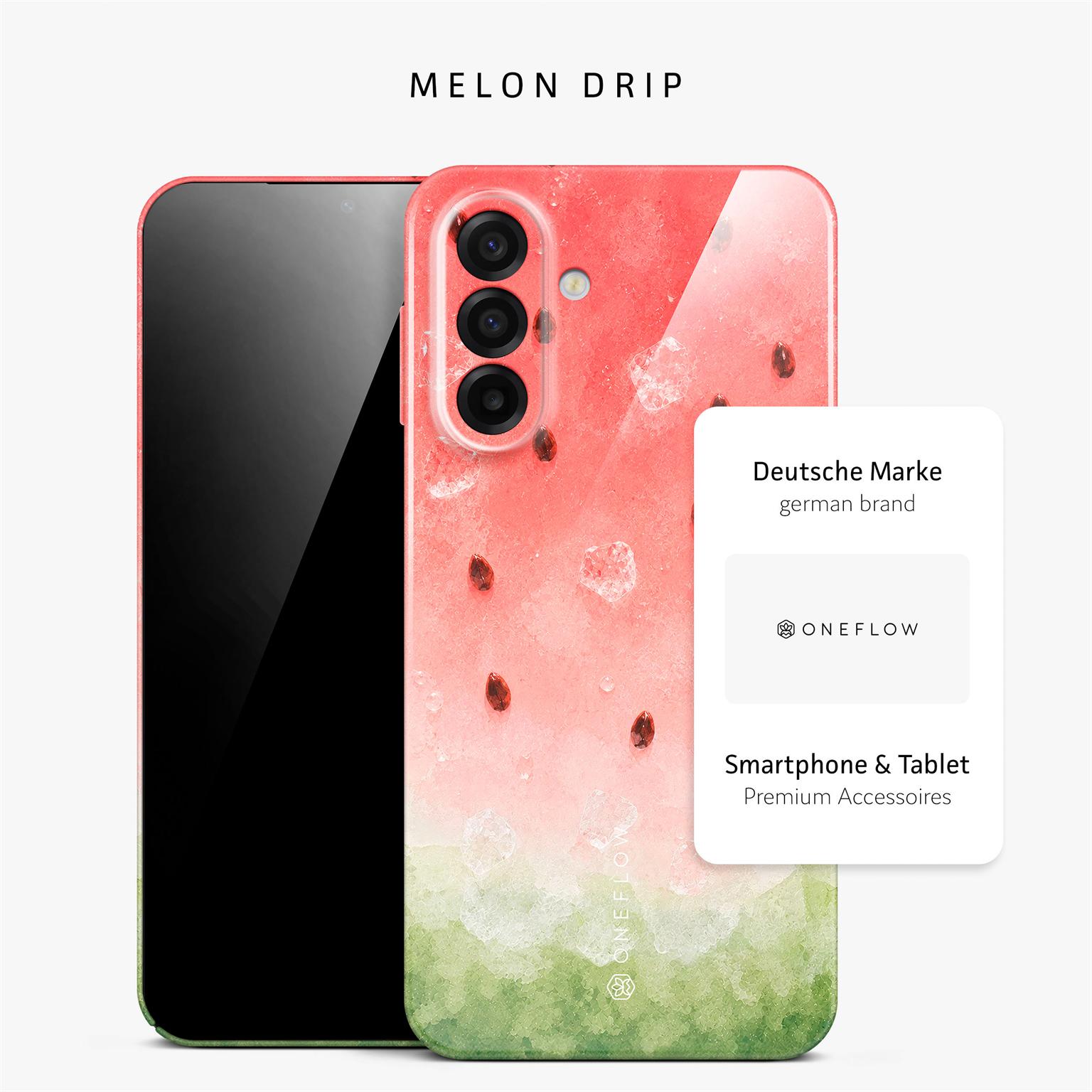 Splash Case für Samsung Galaxy A17 5G in der Farbe Melon Drip (Rot)