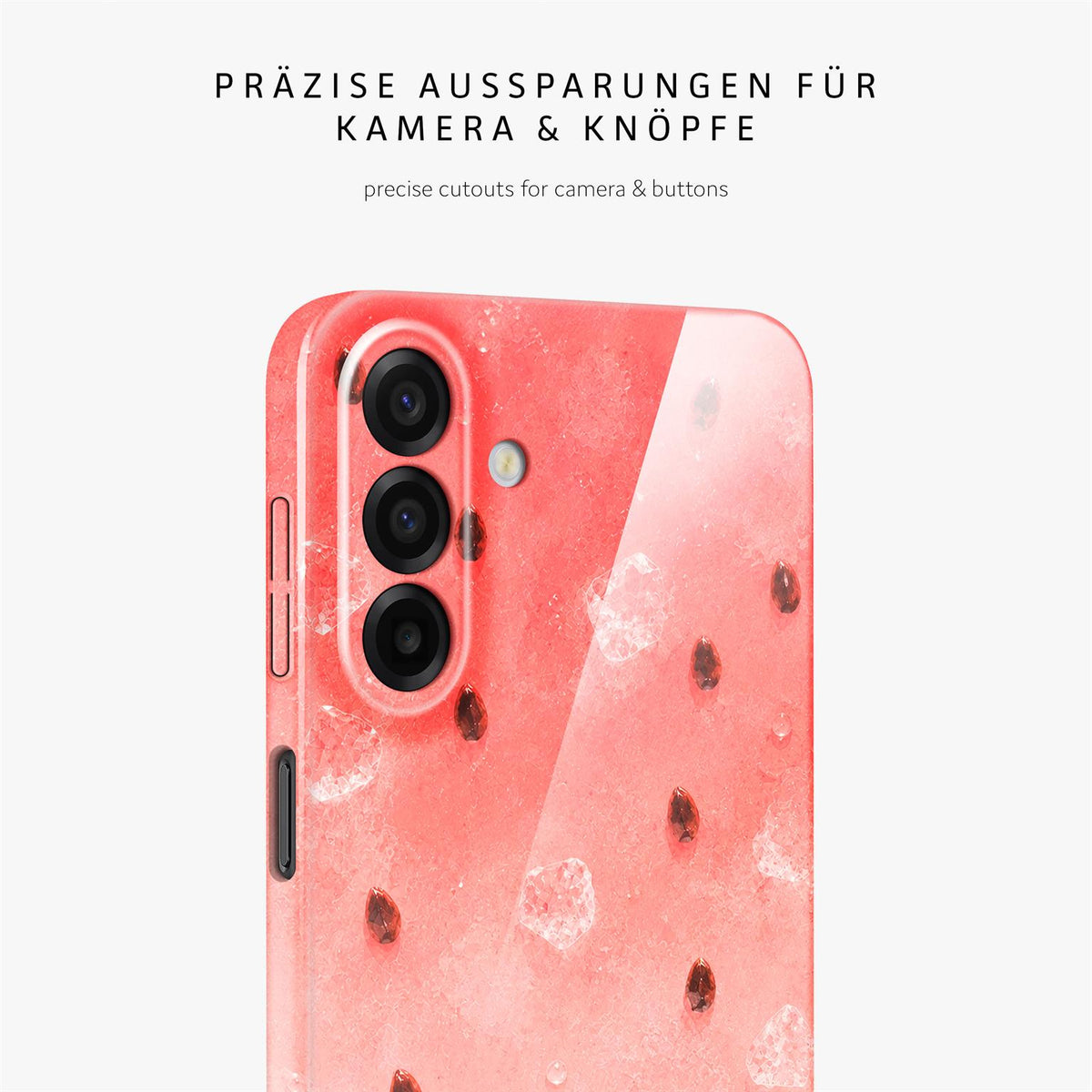 Splash Case für Samsung Galaxy A17 5G in der Farbe Melon Drip (Rot)