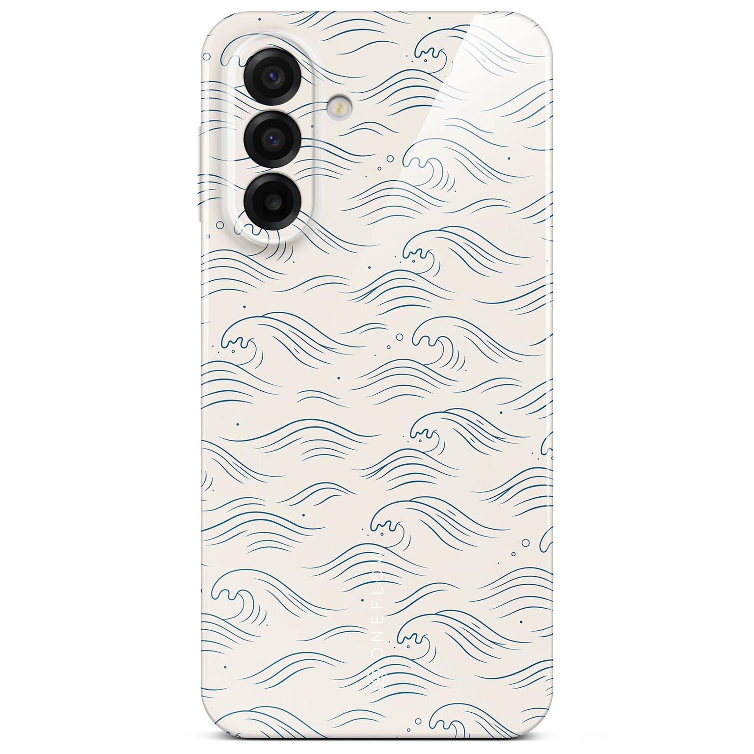 Splash Case für Samsung Galaxy A17 5G in der Farbe Tidal Notes (Weiß)