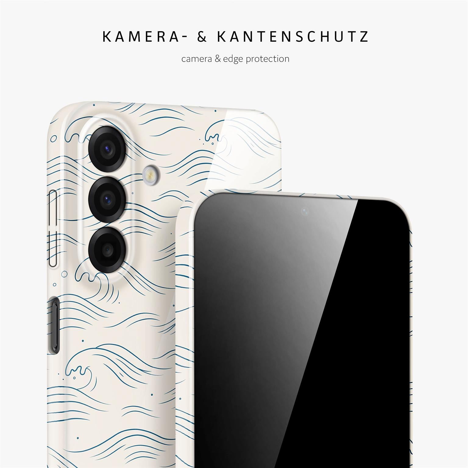Splash Case für Samsung Galaxy A17 5G in der Farbe Tidal Notes (Weiß)