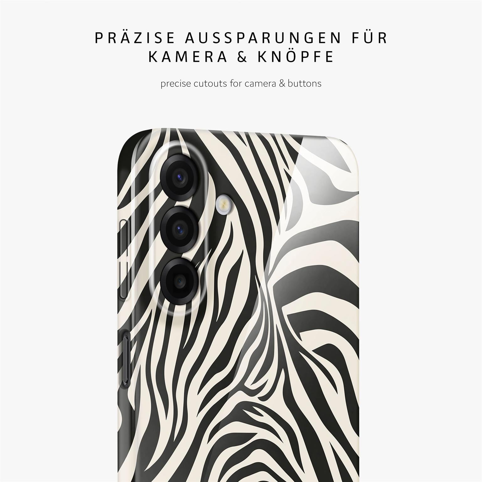Wild Cover für Samsung Galaxy A17 5G in der Farbe Electric Zebra (Mehrfarbig)