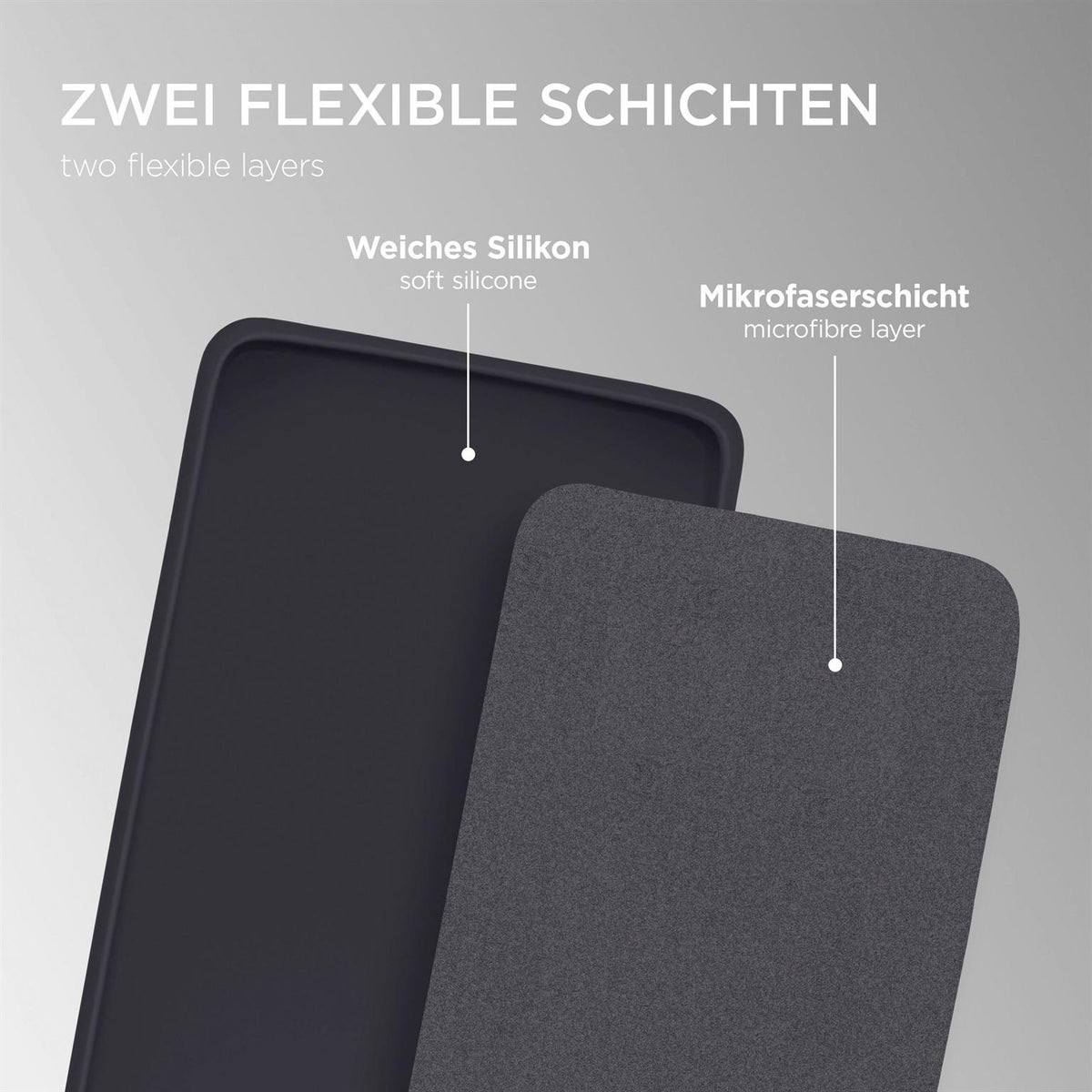 Soft Case für Samsung Galaxy A27 5G in der Farbe Anthrazit (Grau)
