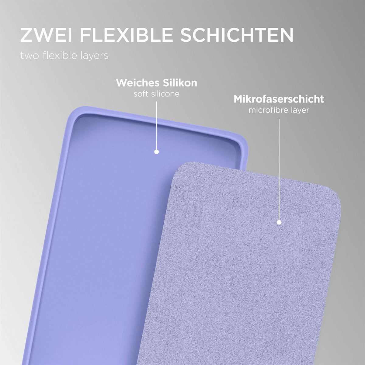 Soft Case für Samsung Galaxy A27 5G in der Farbe Flieder (Lila / Violett)