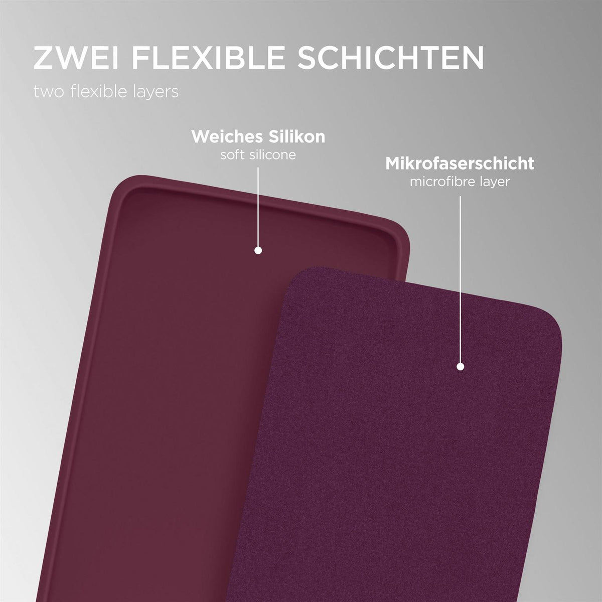 Soft Case für Samsung Galaxy A27 5G in der Farbe Pflaume (Lila / Violett)