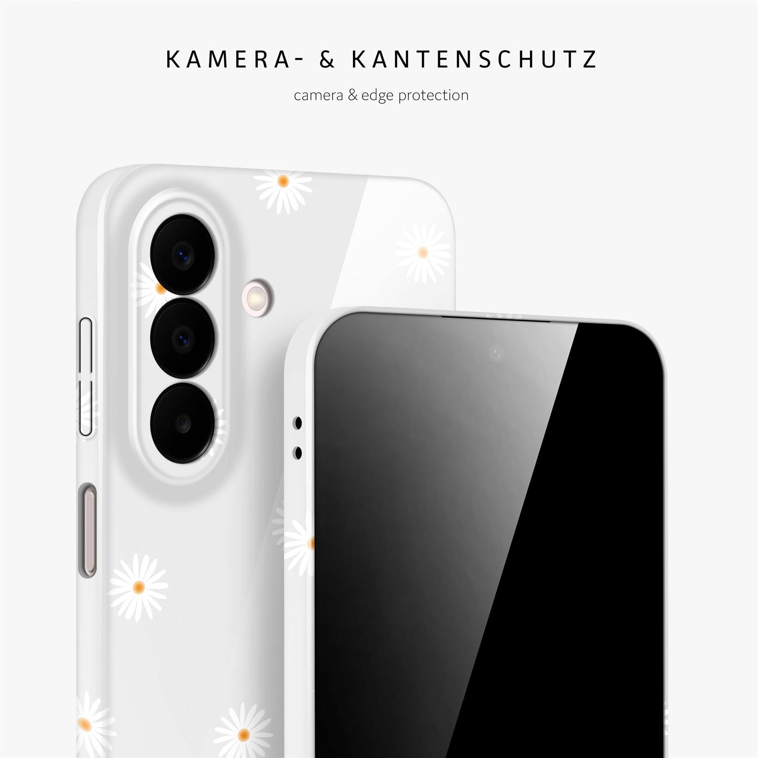 Splash Case für Samsung Galaxy A27 5G in der Farbe Daisy Delight (Grau)
