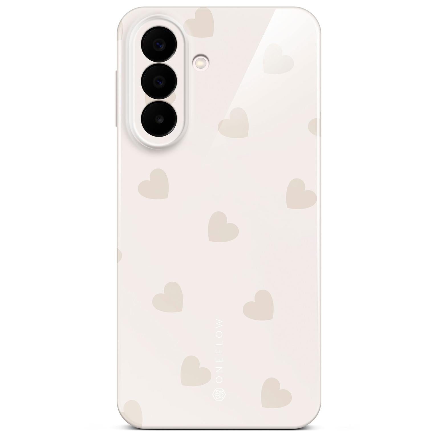 Splash Case für Samsung Galaxy A27 5G in der Farbe Latte Love (Braun / Beige)