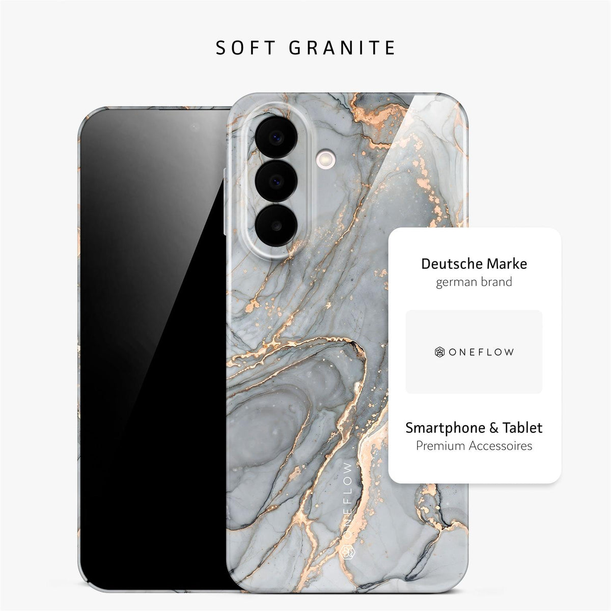 Bliss Cover für Samsung Galaxy A27 5G in der Farbe Soft Granite (Grau)
