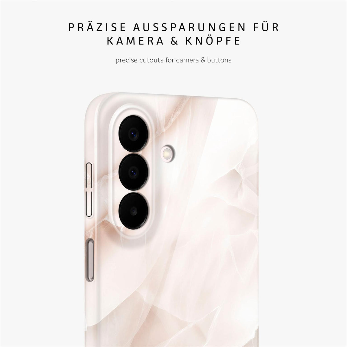 Bliss Cover für Samsung Galaxy A27 5G in der Farbe Soft Blush (Weiß)