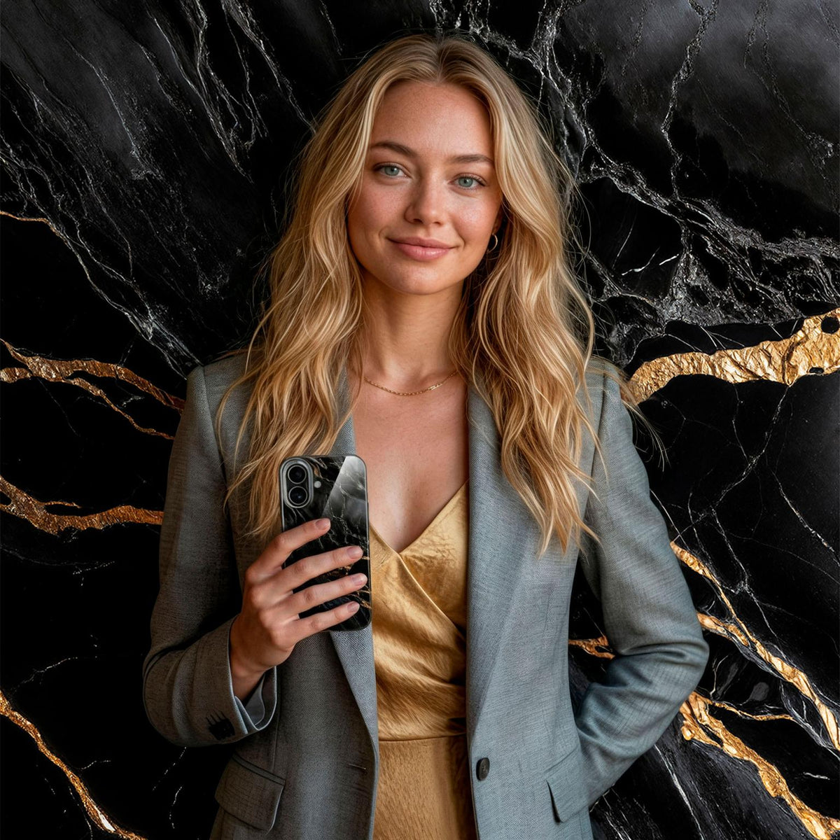 Bliss Cover für Samsung Galaxy A27 5G in der Farbe Black Mirage (Schwarz)*