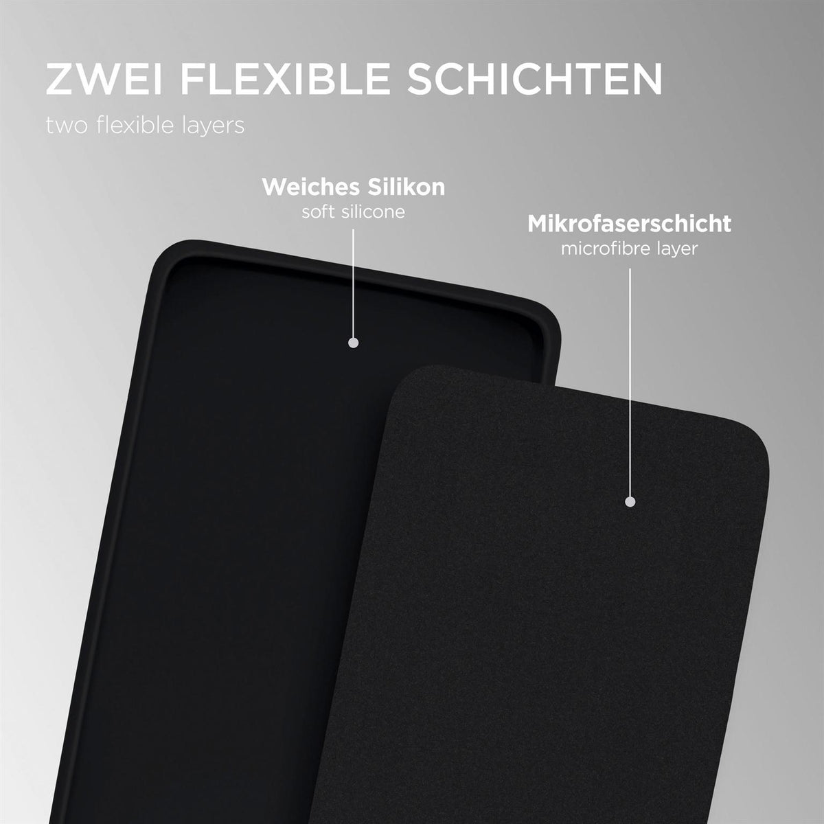 Soft Case für Samsung Galaxy A27 5G in der Farbe Onyx Schwarz (Schwarz)