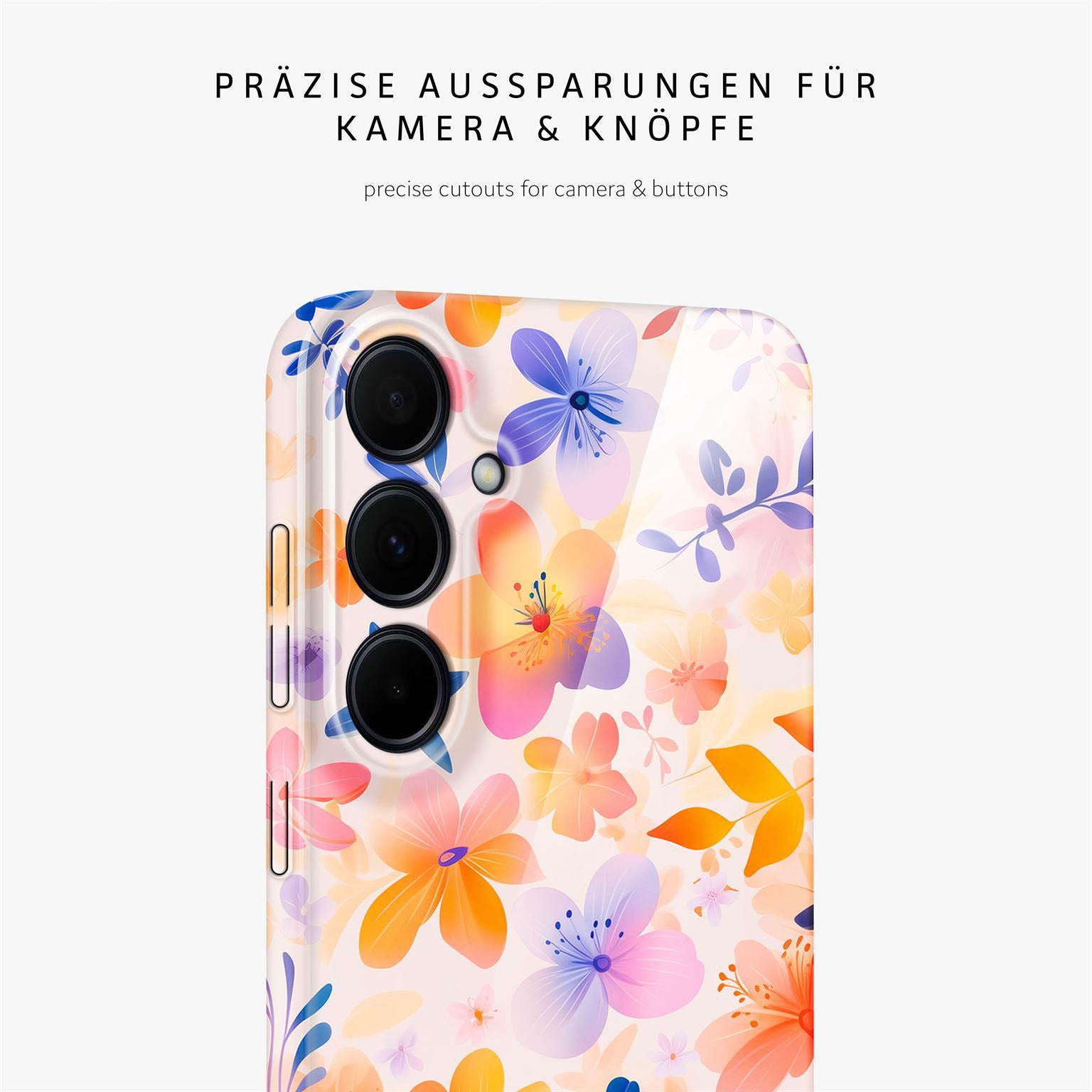 Flower Cover für Samsung Galaxy A35 5G in der Farbe Floral Euphoria (Mehrfarbig (bunt))