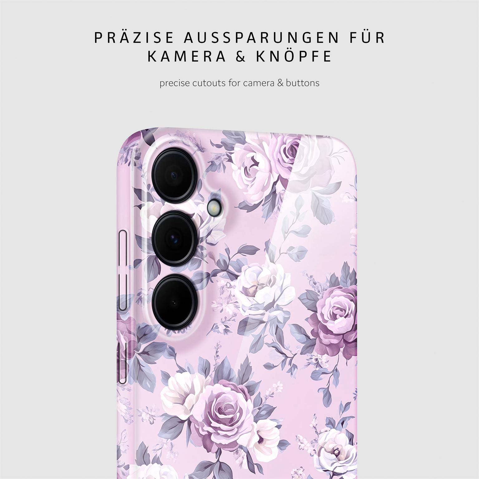 Flower Cover für Samsung Galaxy A35 5G in der Farbe Lavender Dream (Lila / Violett)
