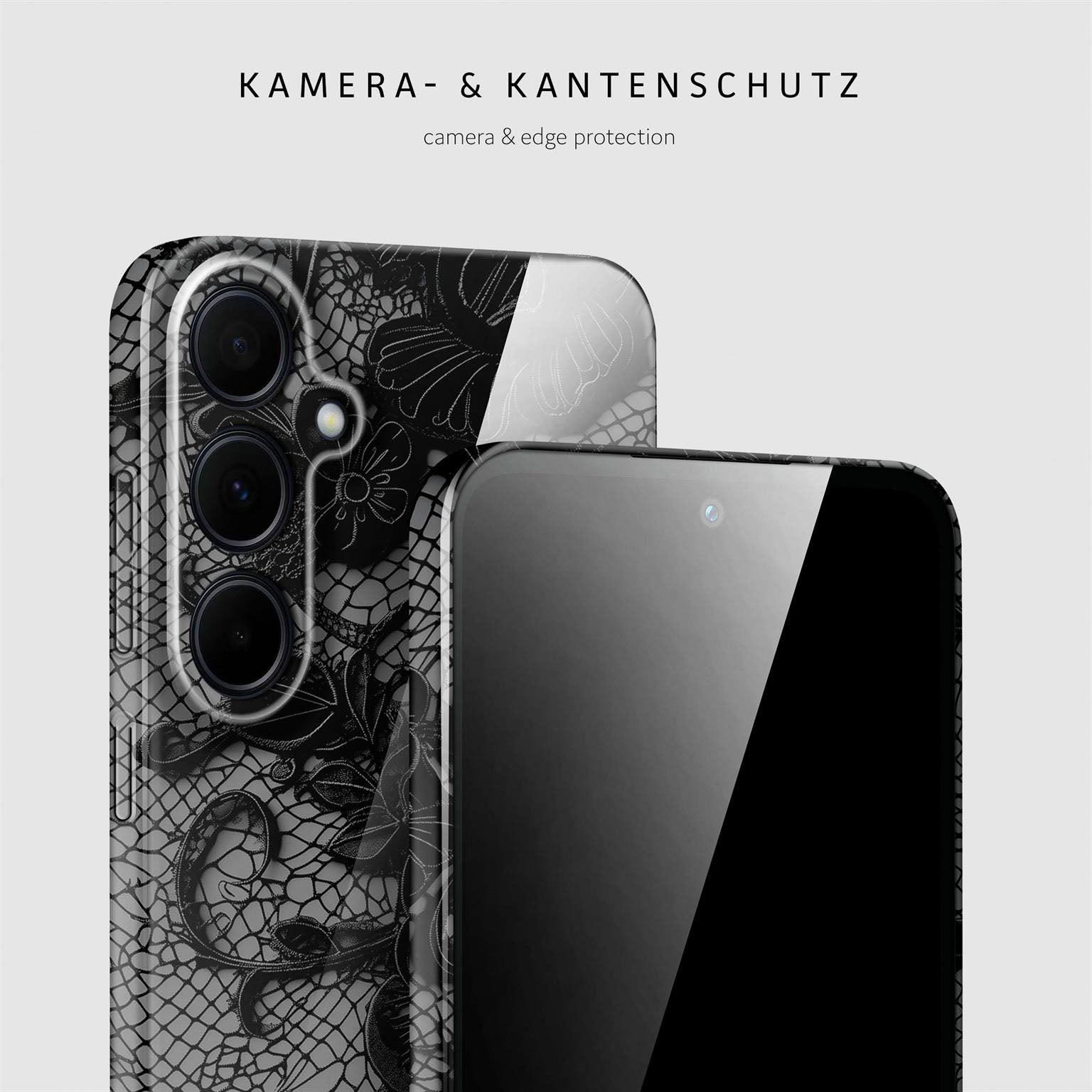 Splash Case für Samsung Galaxy A35 5G in der Farbe Delicate Dream (Schwarz)