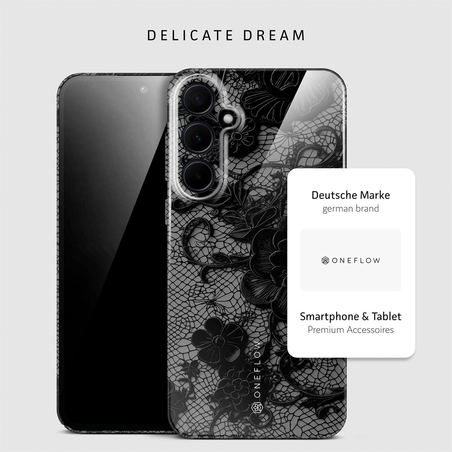 Splash Case für Samsung Galaxy A35 5G in der Farbe Delicate Dream (Schwarz)