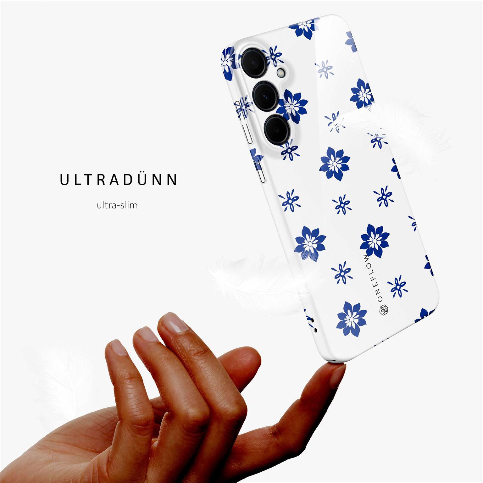Splash Case für Samsung Galaxy A35 5G in der Farbe Porcelain Pop (Weiß)