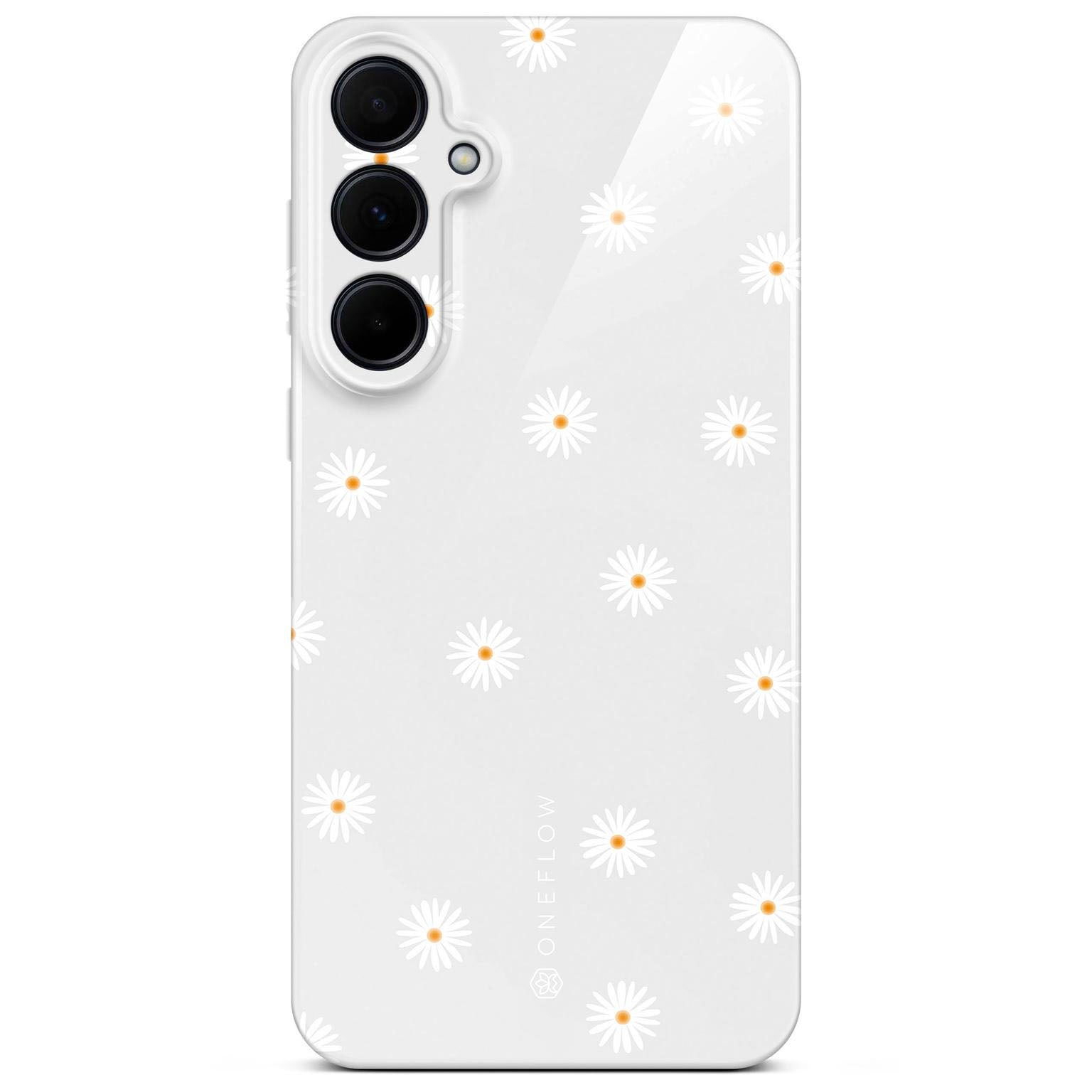 Splash Case für Samsung Galaxy A35 5G in der Farbe Daisy Delight (Weiß)