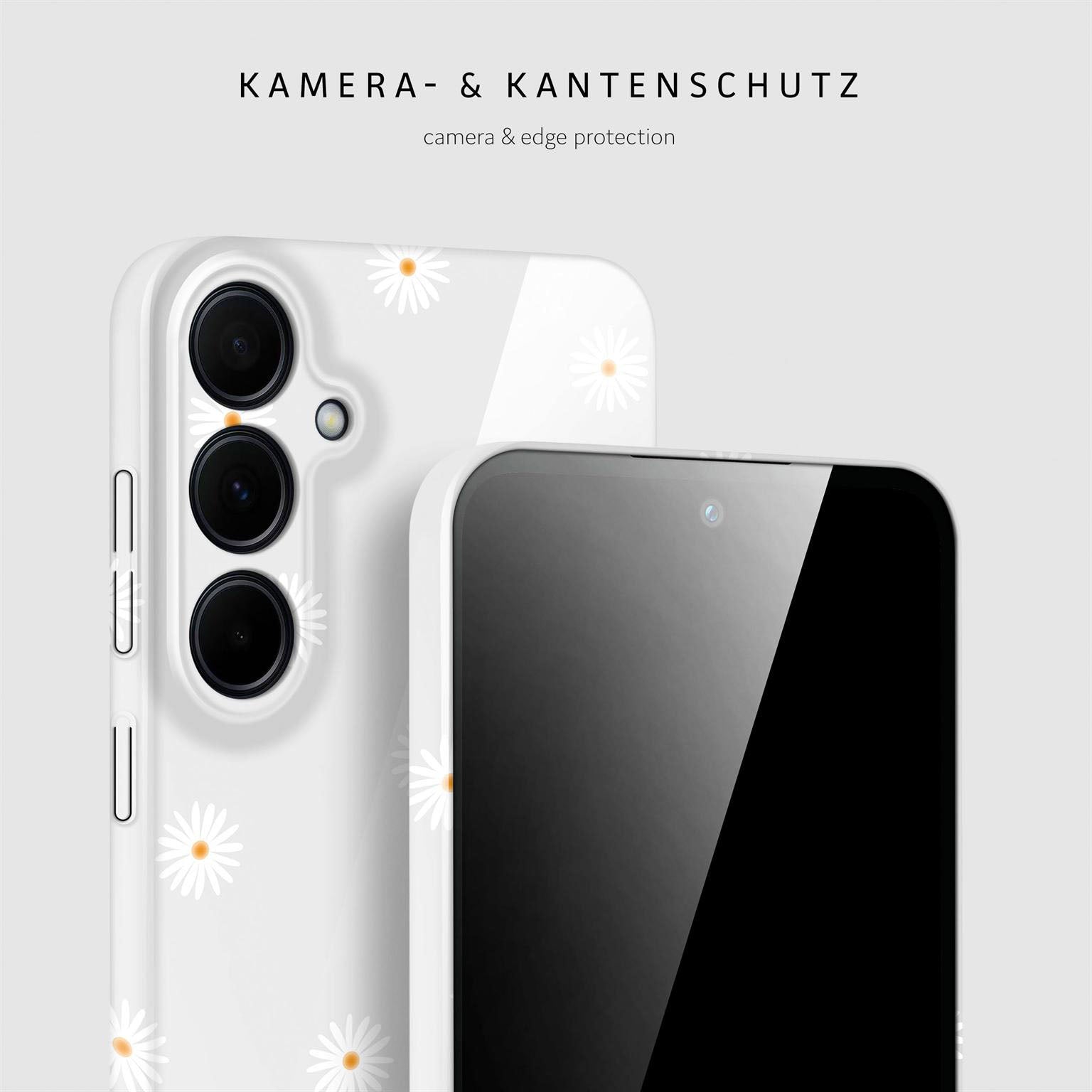 Splash Case für Samsung Galaxy A35 5G in der Farbe Daisy Delight (Weiß)