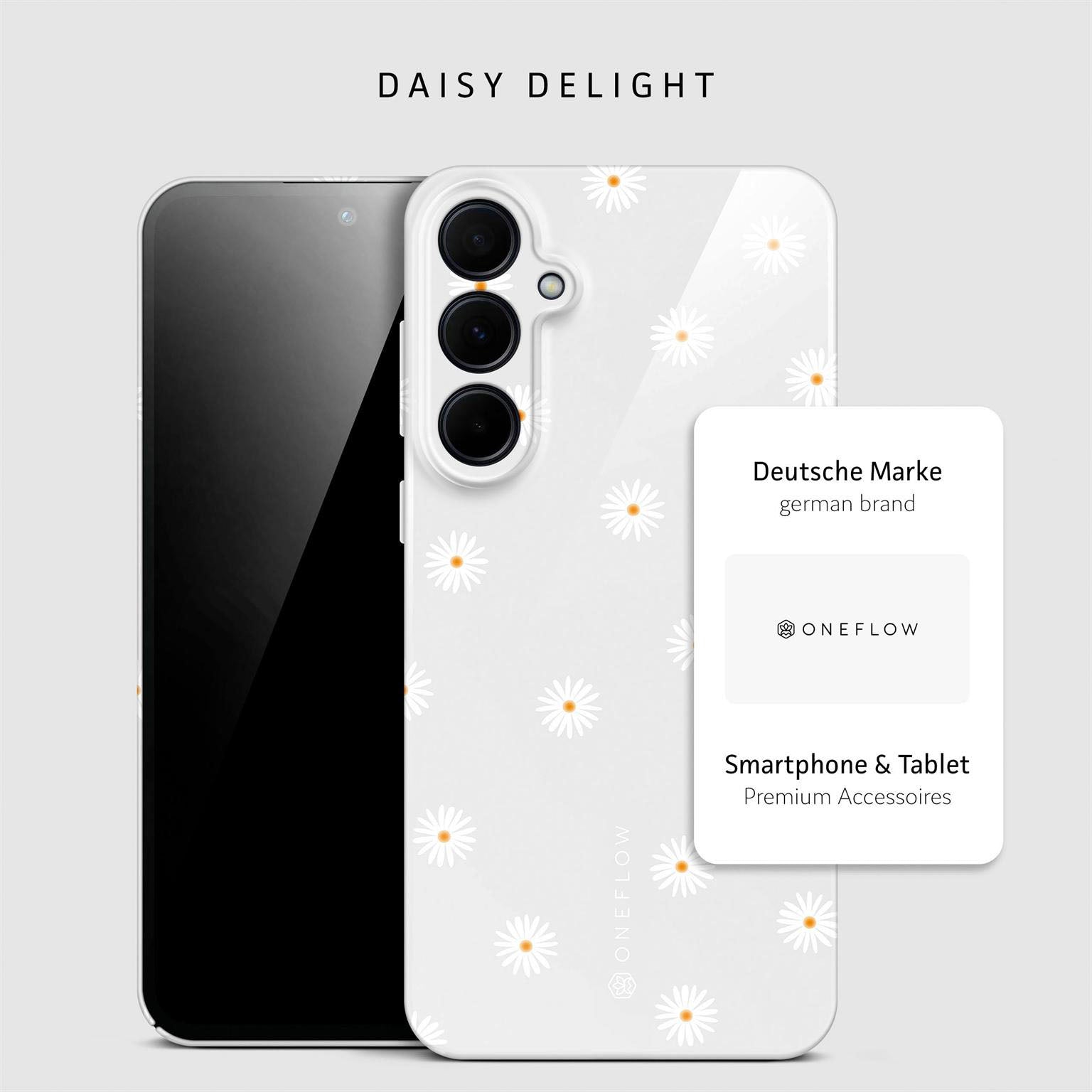 Splash Case für Samsung Galaxy A35 5G in der Farbe Daisy Delight (Weiß)