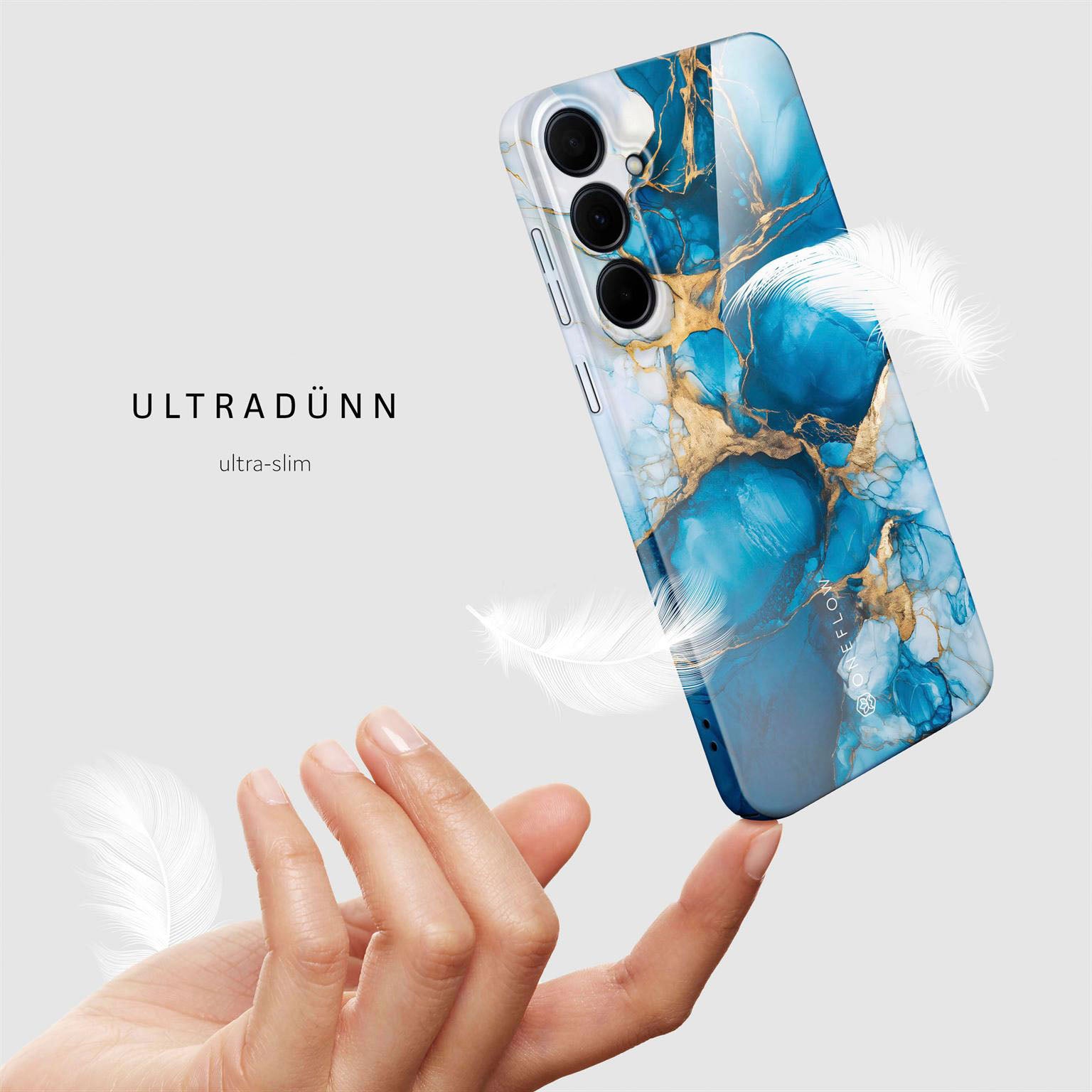 Bliss Cover für Samsung Galaxy A35 5G in der Farbe Sapphire Dream (Blau)
