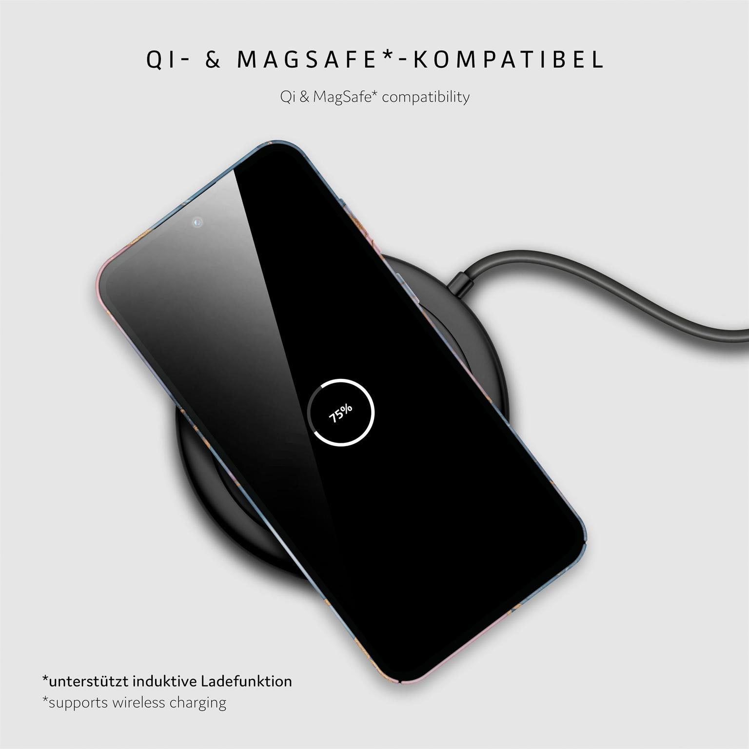 Bliss Cover für Samsung Galaxy A35 5G in der Farbe Aurora Lagoon (Mehrfarbig (bunt))