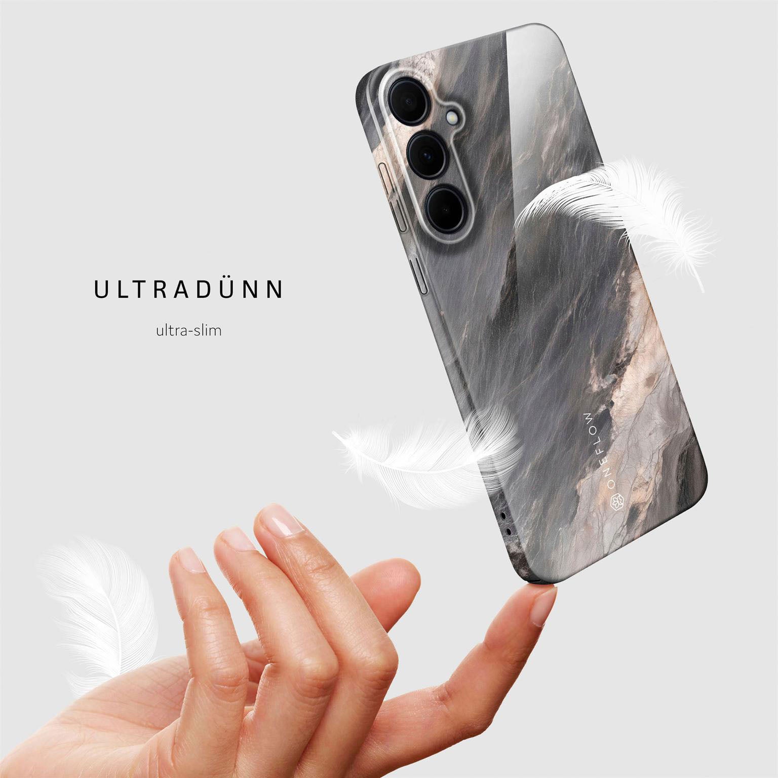 Bliss Cover für Samsung Galaxy A35 5G in der Farbe Slate Horizon (Grau)
