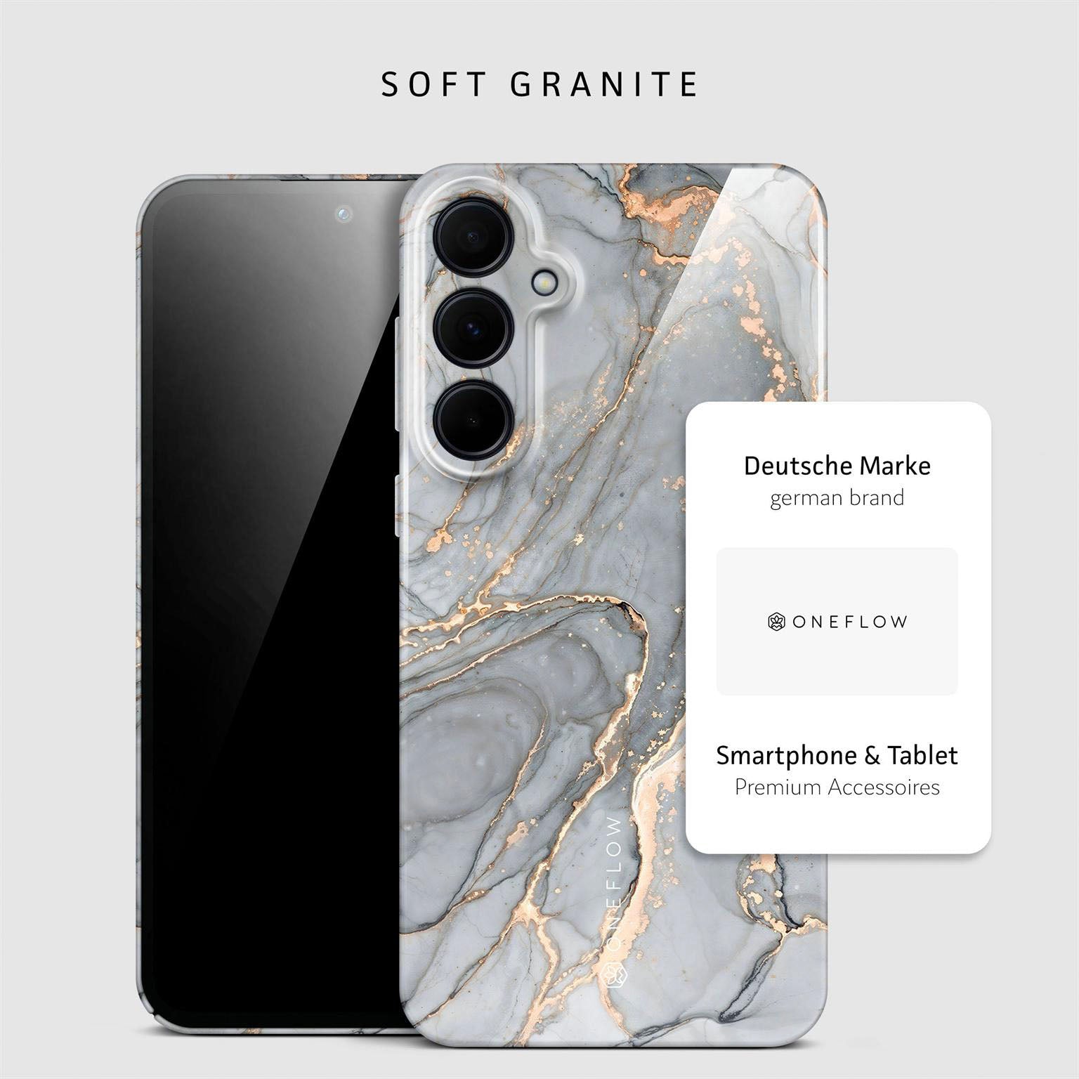 Bliss Cover für Samsung Galaxy A35 5G in der Farbe Soft Granite (Grau)