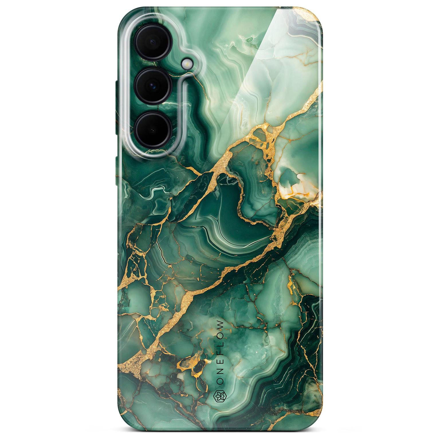 Bliss Cover für Samsung Galaxy A35 5G in der Farbe Emerald Flow (Grün)