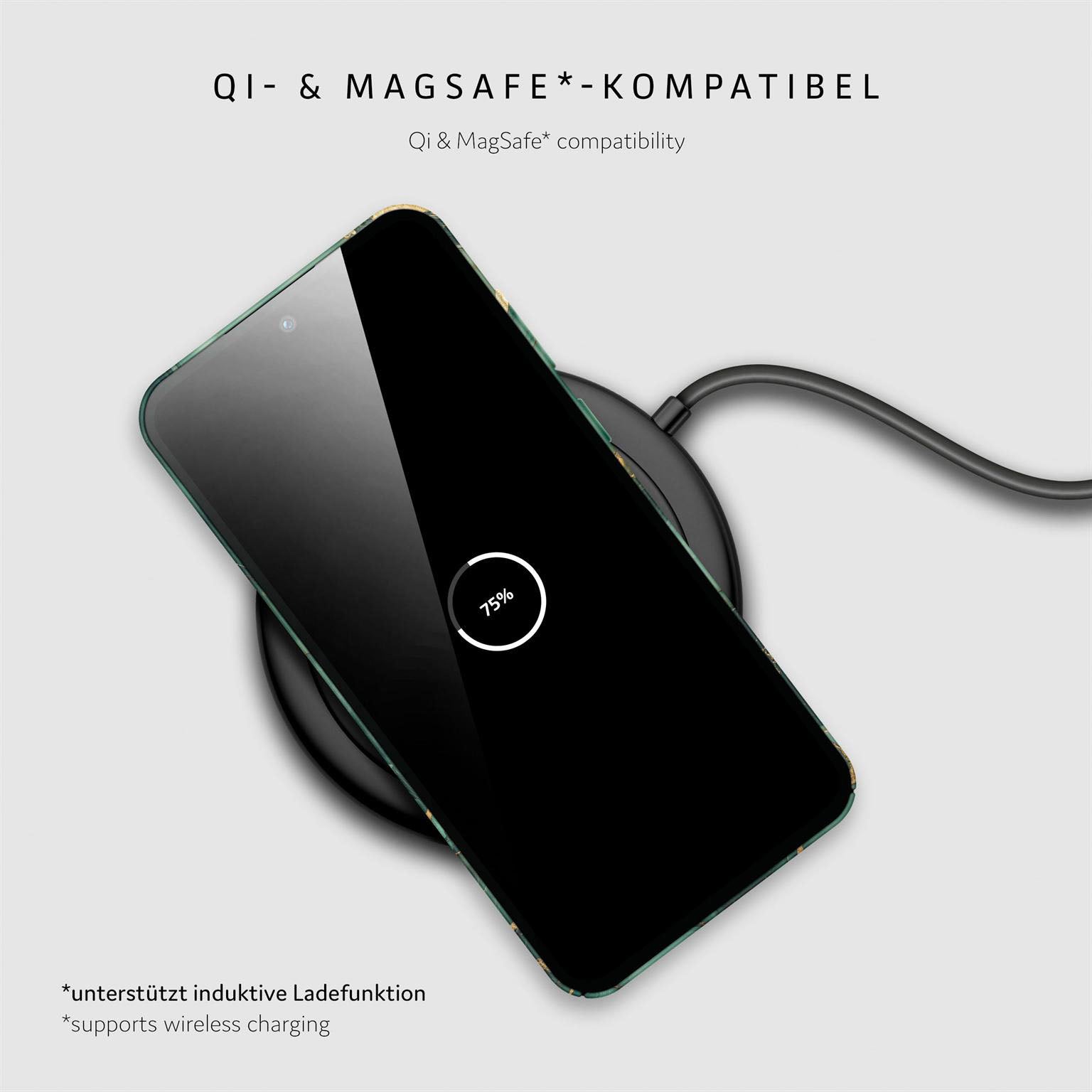 Bliss Cover für Samsung Galaxy A35 5G in der Farbe Emerald Flow (Grün)