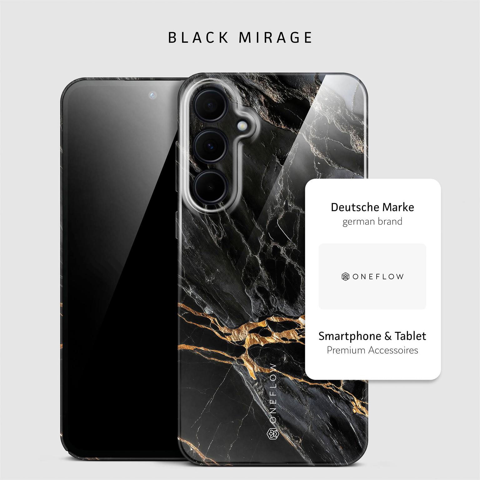 Bliss Cover für Samsung Galaxy A35 5G in der Farbe Black Mirage (Schwarz)