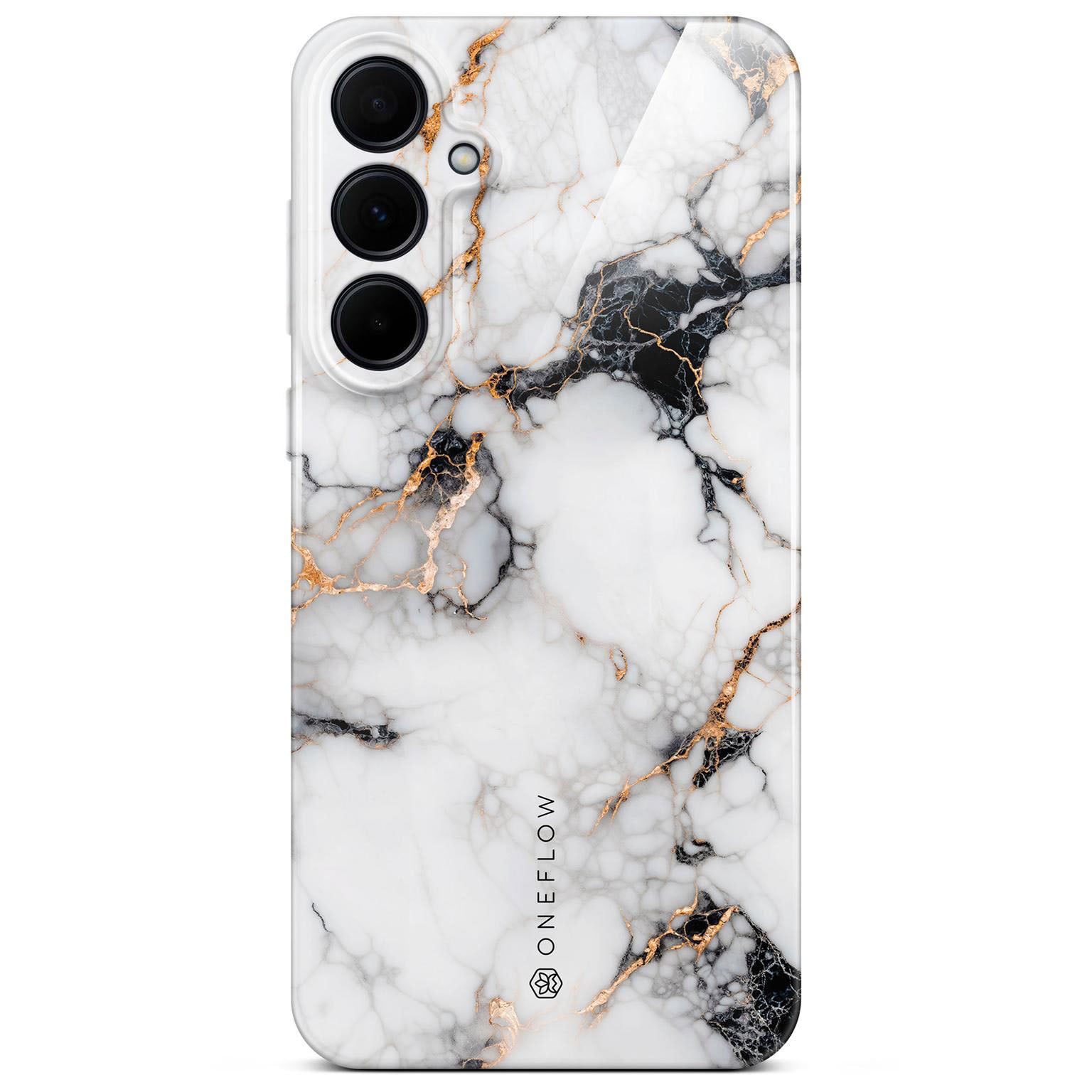 Bliss Cover für Samsung Galaxy A35 5G in der Farbe Marble Veil (Weiß)