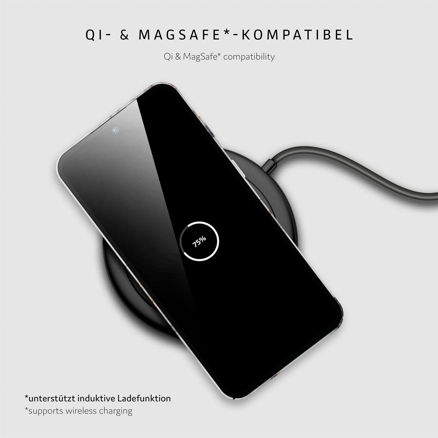 Bliss Cover für Samsung Galaxy A35 5G in der Farbe Marble Veil (Weiß)