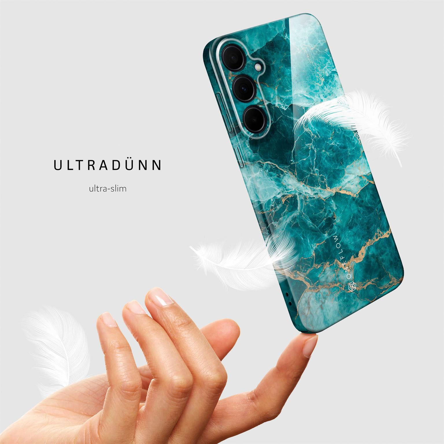 Bliss Cover für Samsung Galaxy A35 5G in der Farbe Aqua Prism (Blau)