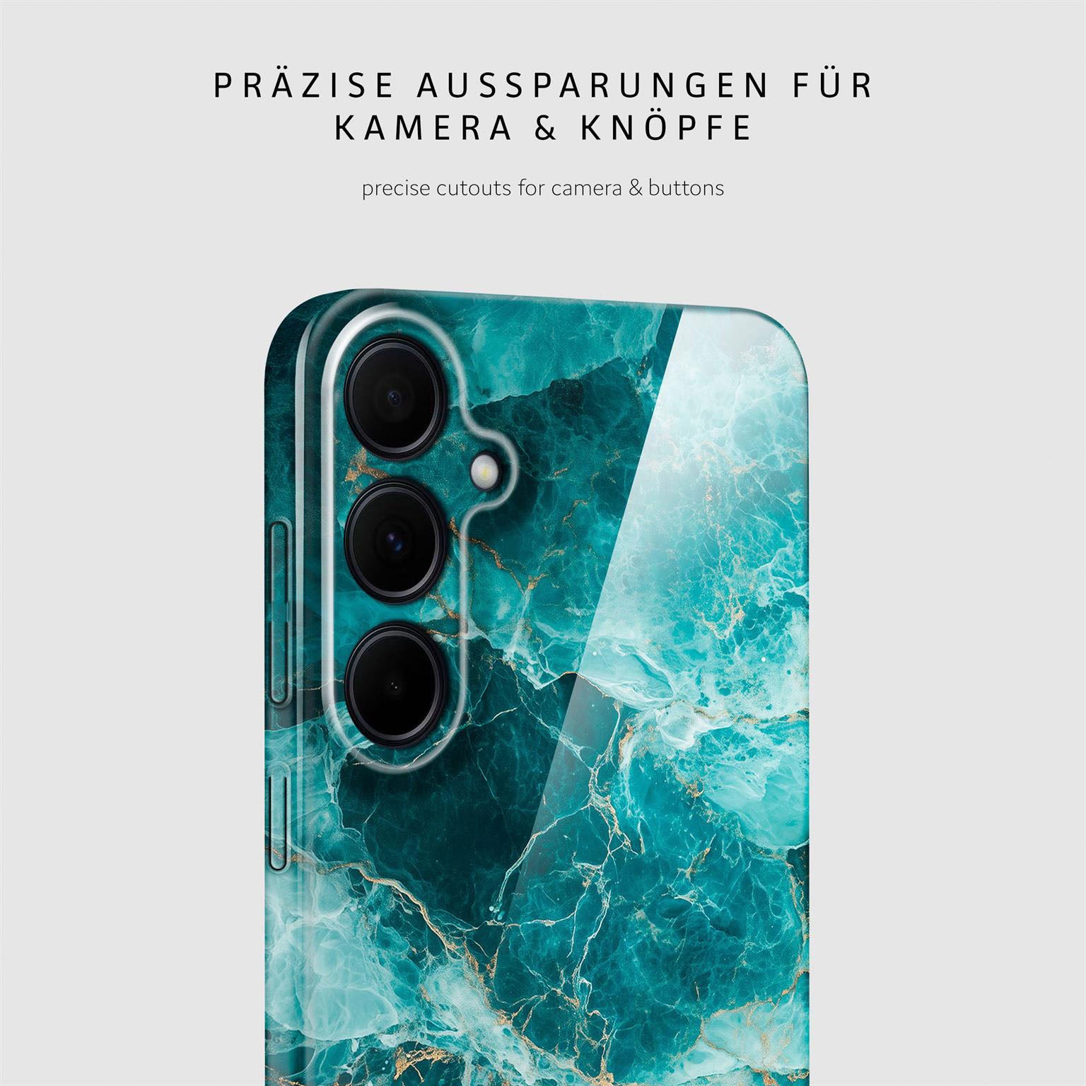 Bliss Cover für Samsung Galaxy A35 5G in der Farbe Aqua Prism (Blau)