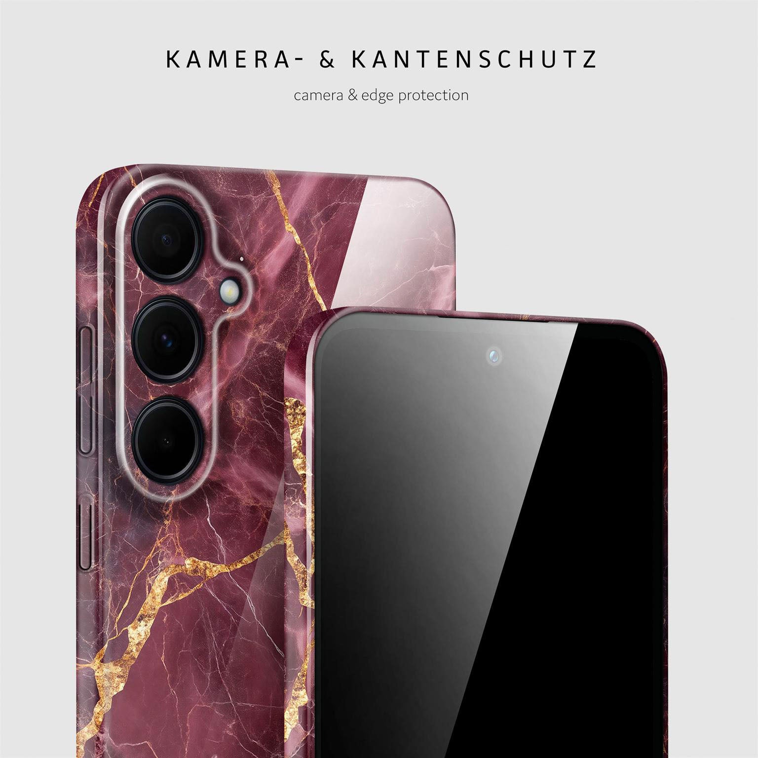 Bliss Cover für Samsung Galaxy A35 5G in der Farbe Velvet Wine (Rot)