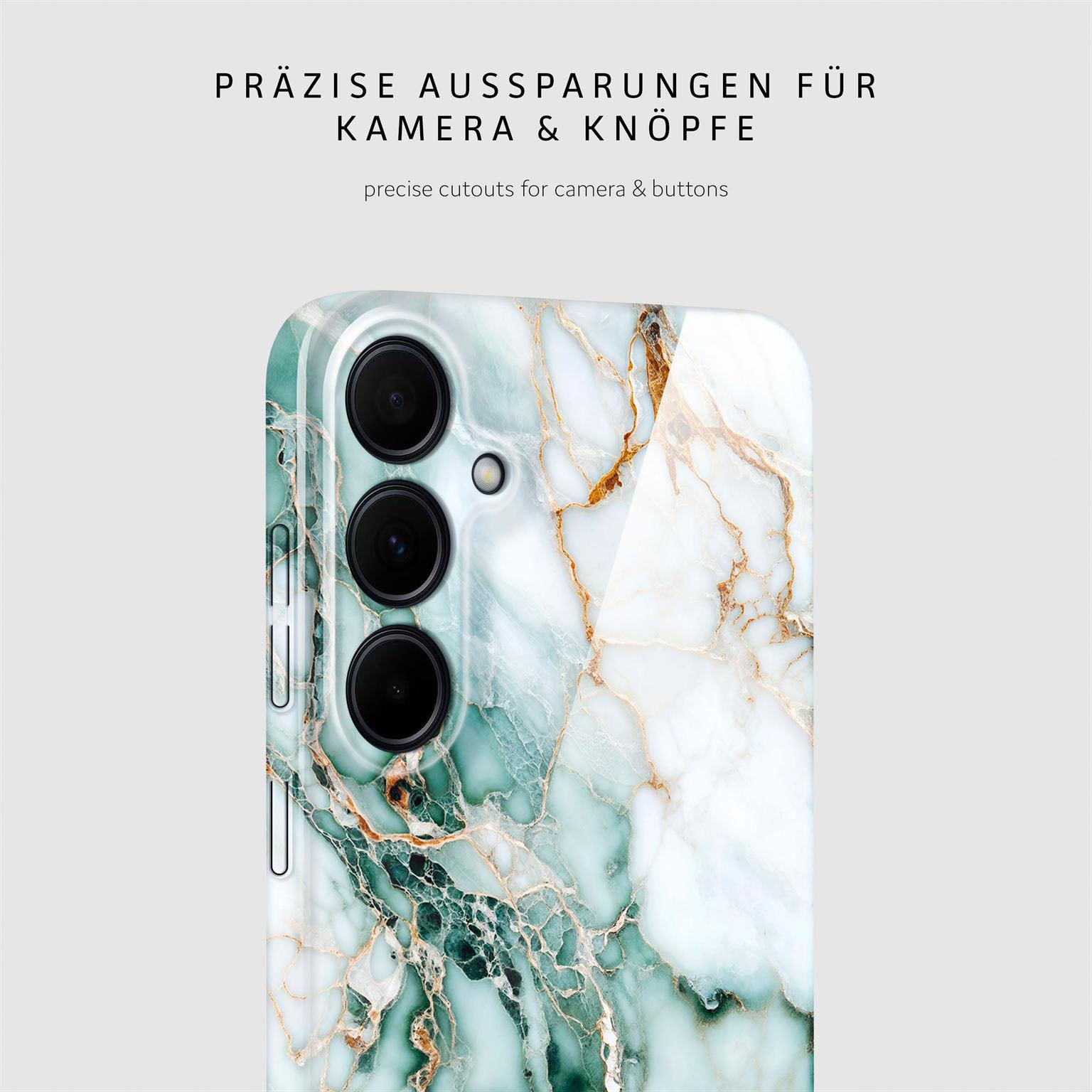 Bliss Cover für Samsung Galaxy A35 5G in der Farbe Jade Cascade (Grün)